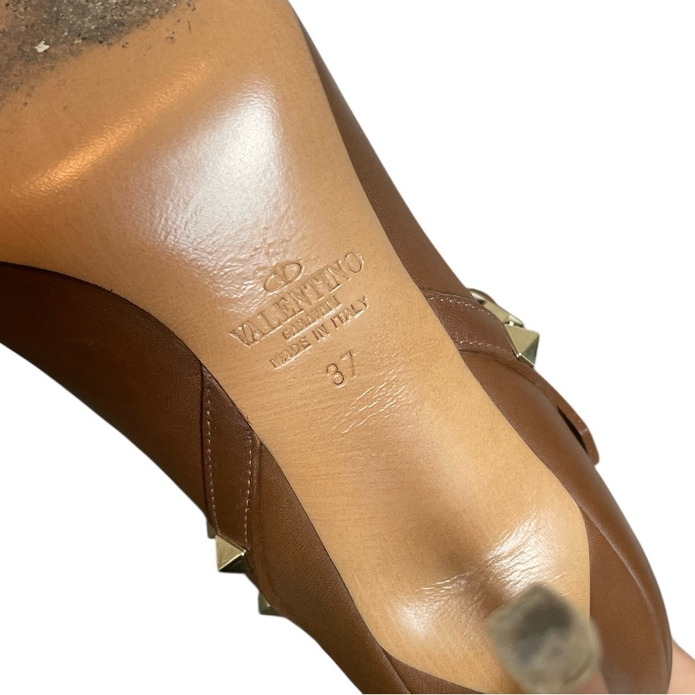 VALENTINO Garavani Rockstud Stiletto Heeled Ankle Boots Booties \\ 37 - Picture 11 of 15